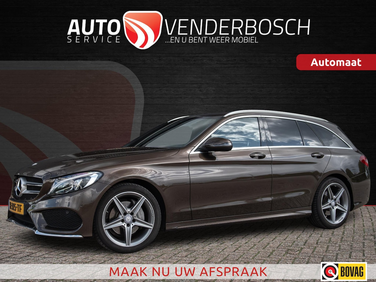 Mercedes-Benz C-klasse Estate - 180 Prestige 156pk AMG | Elektrische klep | Stoelverwarming - AutoWereld.nl
