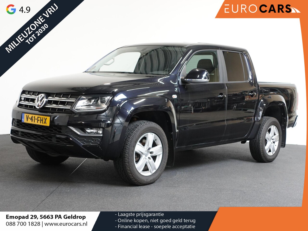 Volkswagen Amarok - 3.0 TDI 4Motion Highline Automaat Airco Bluetooth Cruise Navi PDC - AutoWereld.nl
