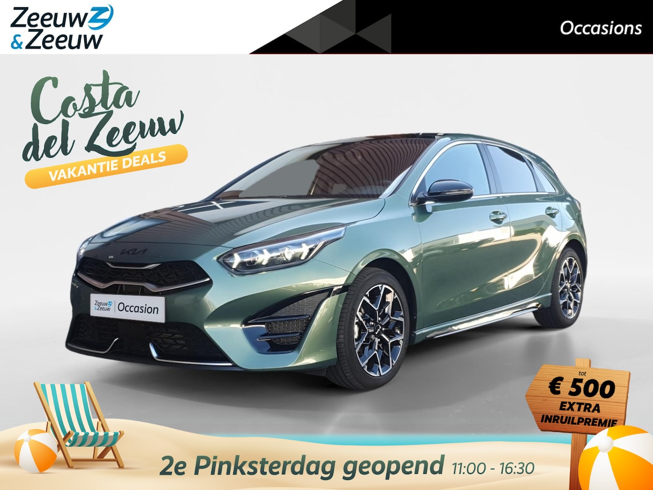Kia Cee'd - Ceed 1.0T GT-Line | Panorama schuifdak | Stoel en stuurverwarming | Sportstoelen | Navigat - AutoWereld.nl