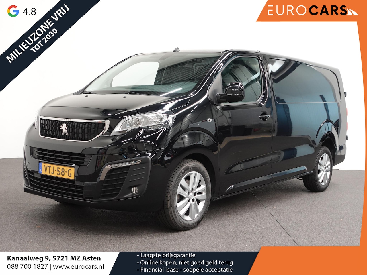 Peugeot Expert - 2.0 BlueHDI 180PK Long L3H1 Premium Automaat Navigatie App-Connect Cruise Control Airco LM - AutoWereld.nl