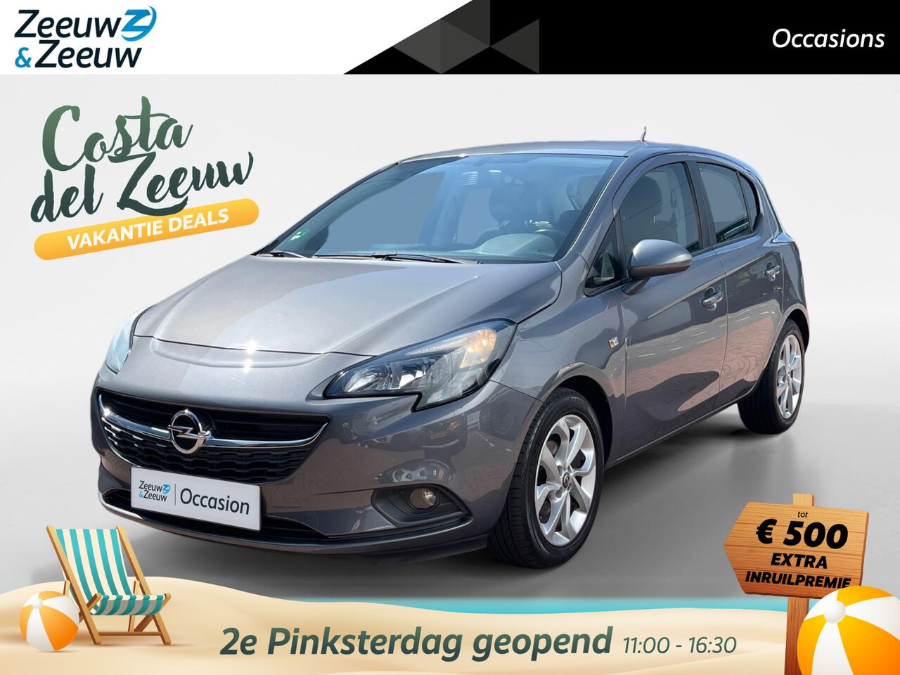 Opel Corsa - 1.4 Edition | Airco | Cruise Control | Radio/CD | Bluetooth | 12 Maanden Bovag Garantie - AutoWereld.nl