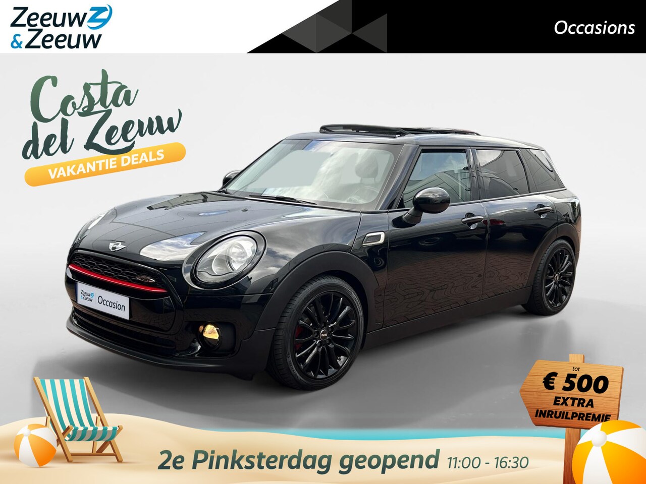 MINI Clubman - Mini 1.5 Cooper Salt Business | Automaat | Schuif-Kantel Dak | Trekhaak | Parkeersensoren - AutoWereld.nl
