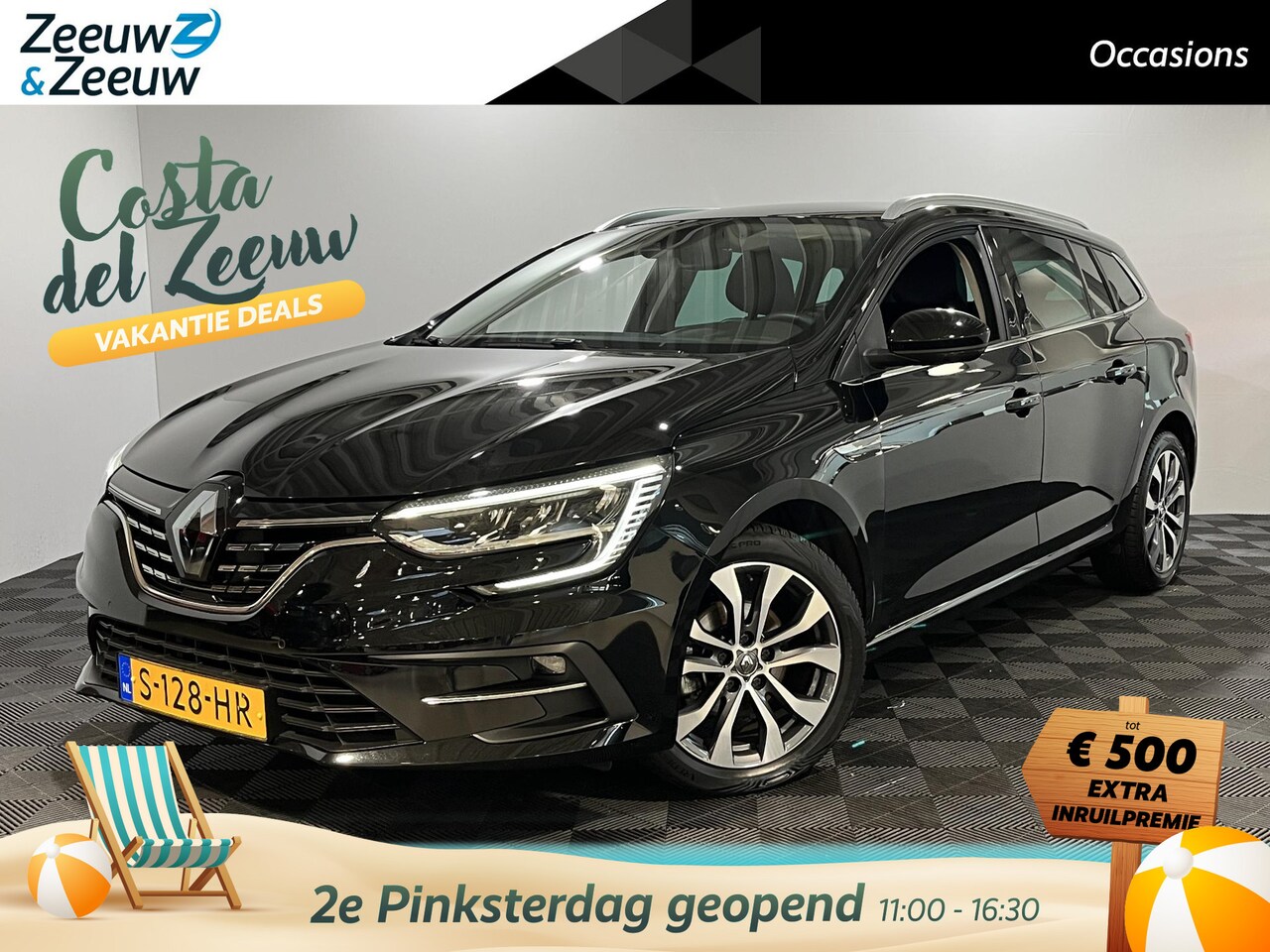 Renault Mégane Estate - 1.3 - 140PK TCe Techno | 9,3" Navi | Climate Control | Full LED | Cruise Control | Camera - AutoWereld.nl