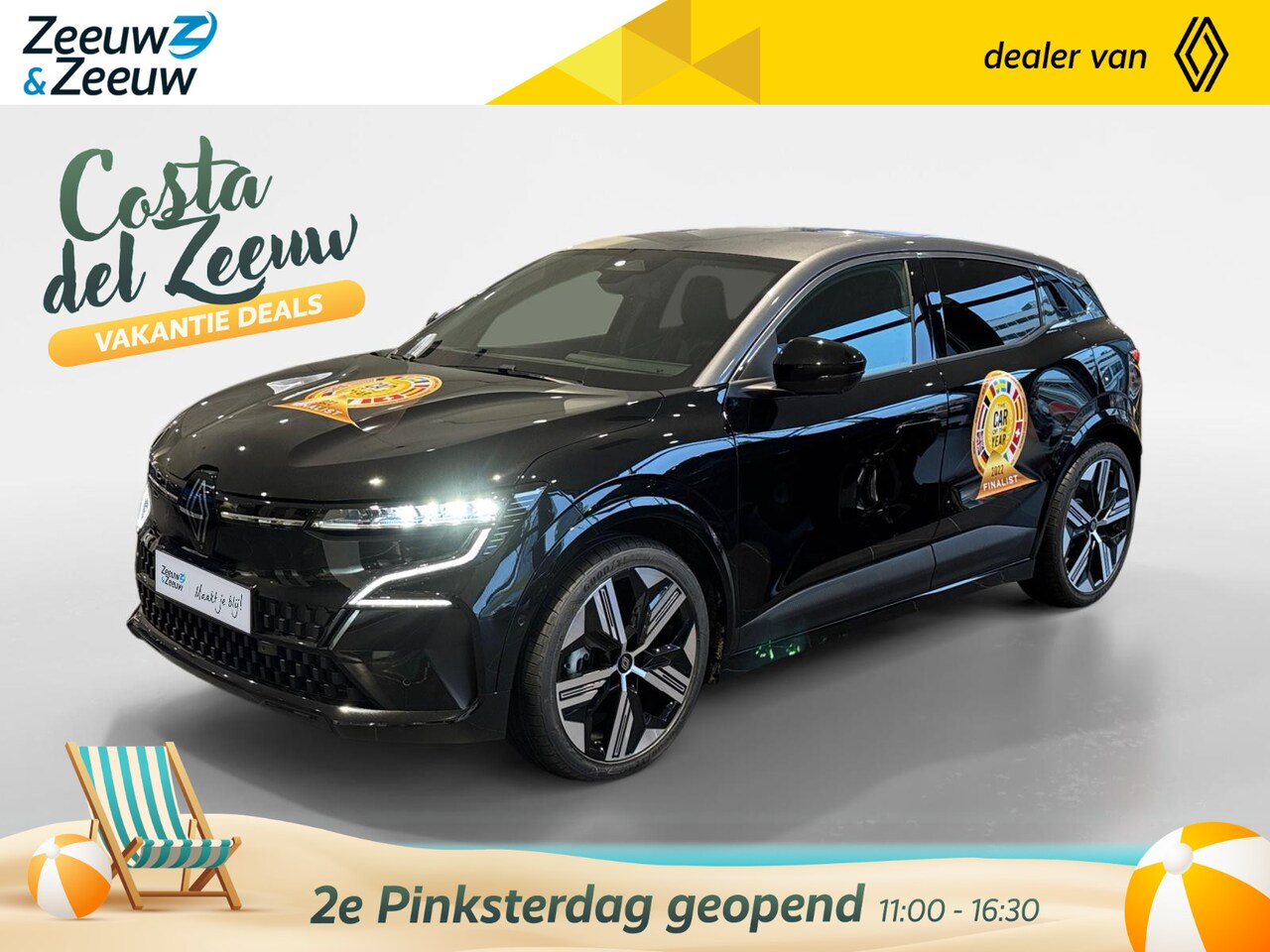 Renault Mégane E-Tech - comfort range iconic 60 kWh | UIT VOORRAAD LEVERBAAR OP = OP NU MET €3.000,- SALE & SALE K - AutoWereld.nl