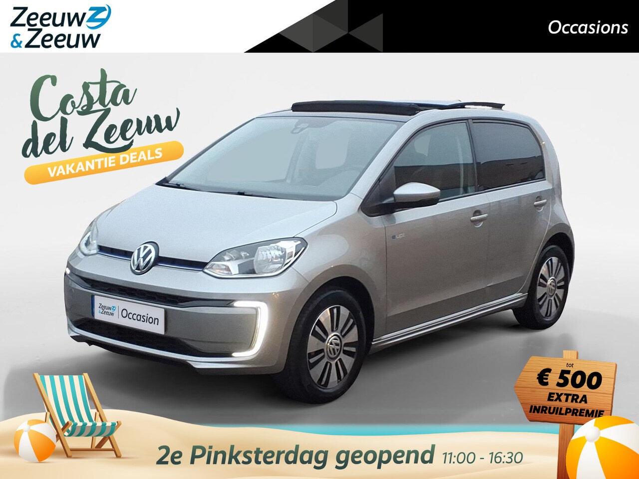 Volkswagen e-Up! - e-up! | Panorama dak | 19Kwh Accu | - AutoWereld.nl