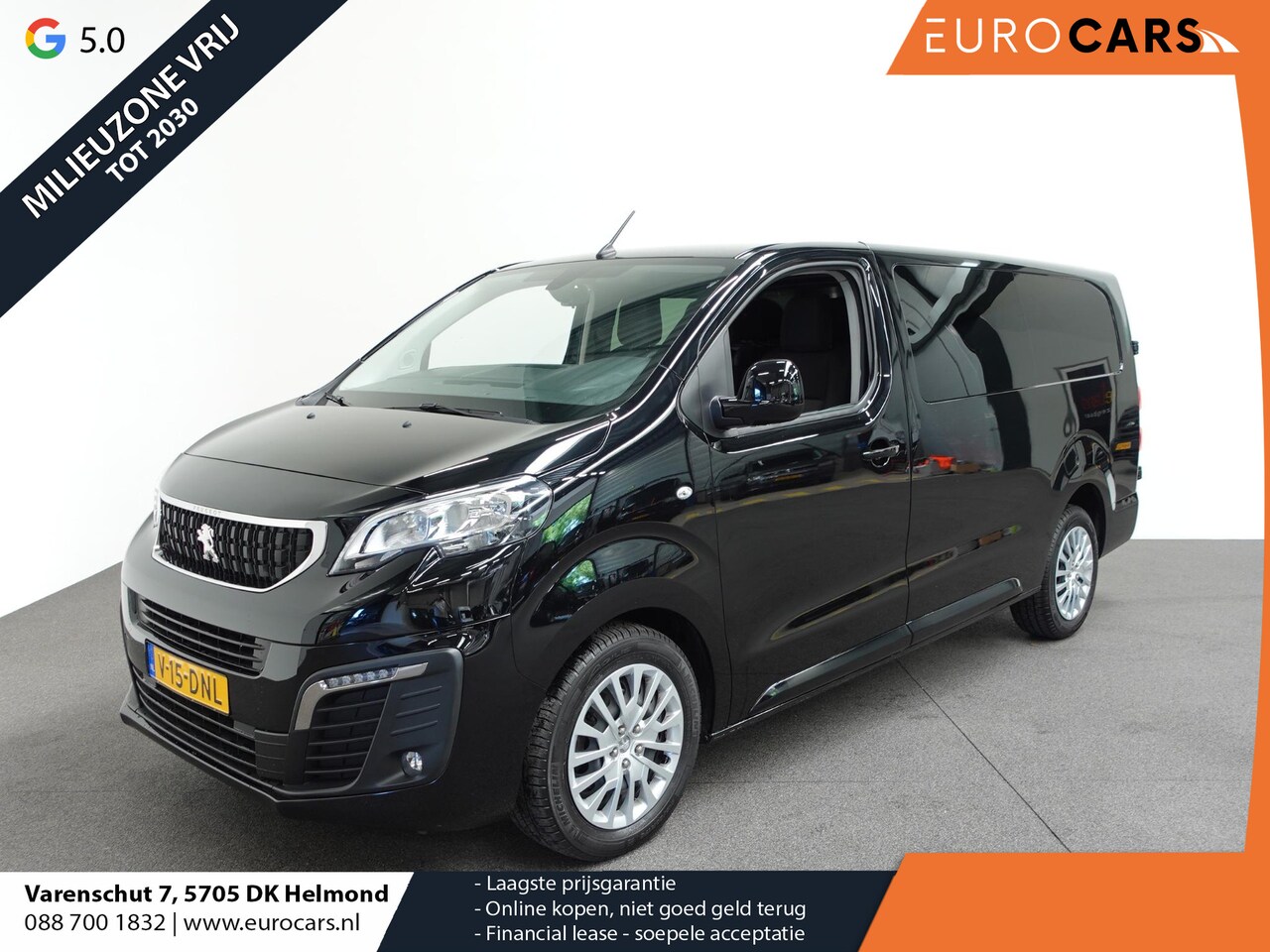 Peugeot Expert - 2.0 180 PK Long Premium Dubbele Cabine Aut. Dubbele Cabine Airco Bluetooth LM Velgen Look - AutoWereld.nl