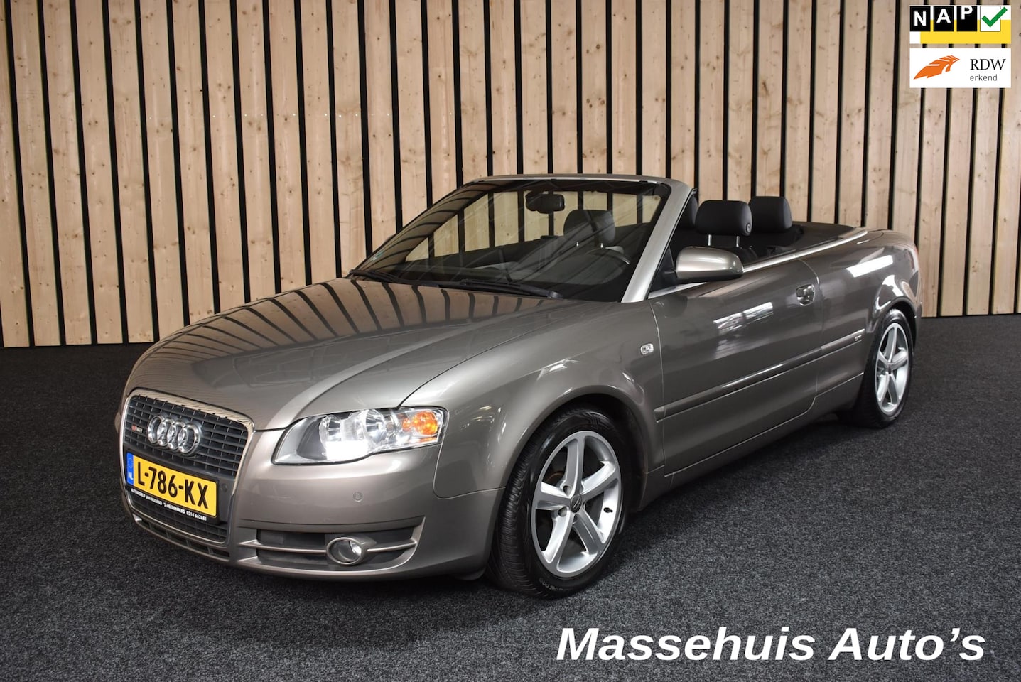 Audi A4 Cabriolet - 1.8 Turbo 106dkm 150pk Clima PDC V+A S-line Halfleer Nieuwstaat Youngtimer Nwe APK - AutoWereld.nl