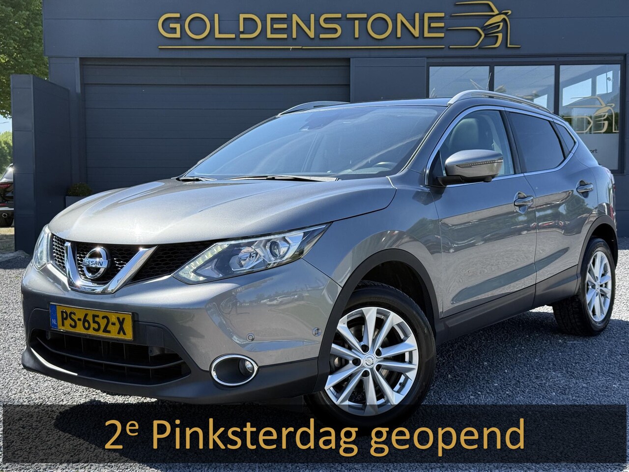 Nissan Qashqai - 1.2 Business Edition Panodak,Trekhaak,Navi,360 Camera,Stoelverwarming,Leder,116pk,Pdc V+A, - AutoWereld.nl