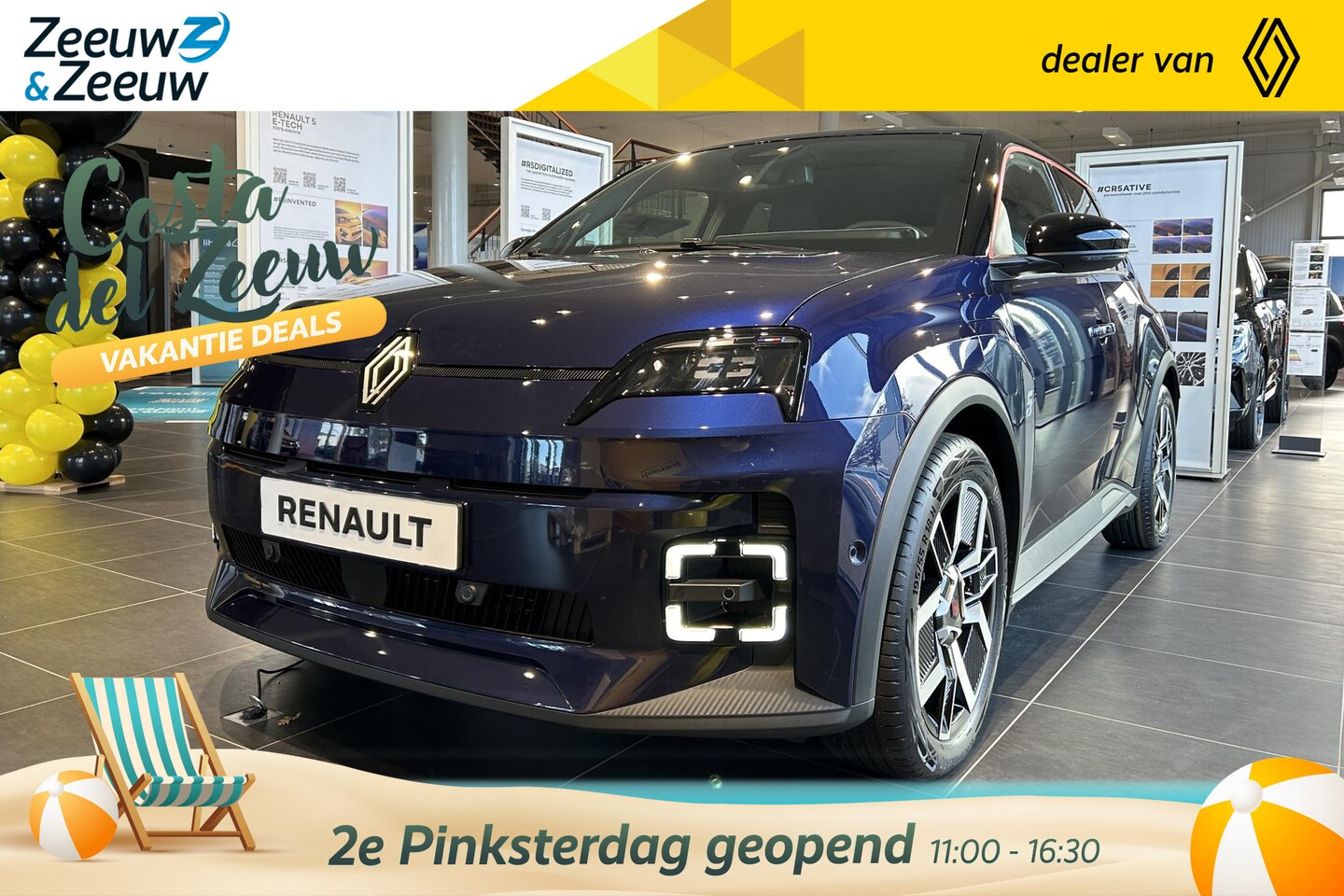 Renault 5 - Comfort Range Techno | De nieuwe Renault 5 | Auto van het Jaar 2025 | Nu bij Zeeuw & Zeeuw - AutoWereld.nl