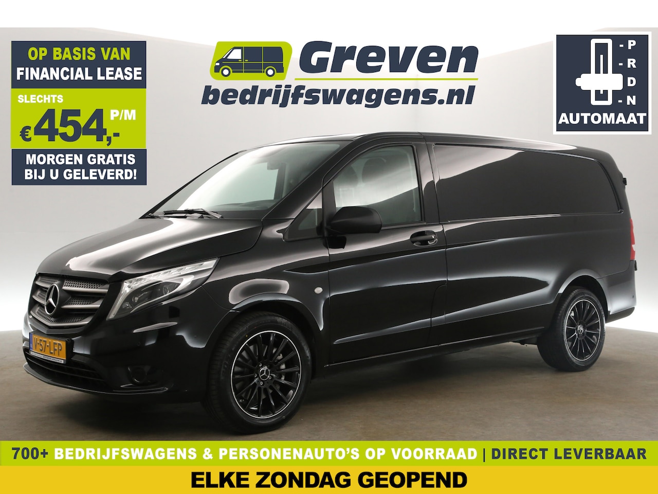 Mercedes-Benz Vito - 119 CDI Lang 191PK Automaat Airco Camera Carplay Cruise Navi 18''LMV 3 Persoons PDC Trekha - AutoWereld.nl