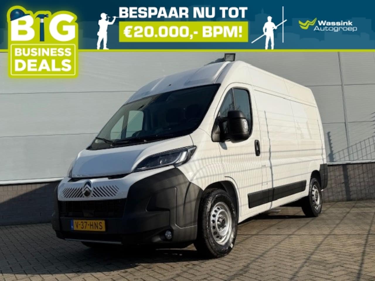 Citroën Jumper - GB 2.2 BlueHDi 140pk L2H2 35 EAT8 Automaat | Navigatie | Trekhaak | Cruise Control | Achte - AutoWereld.nl