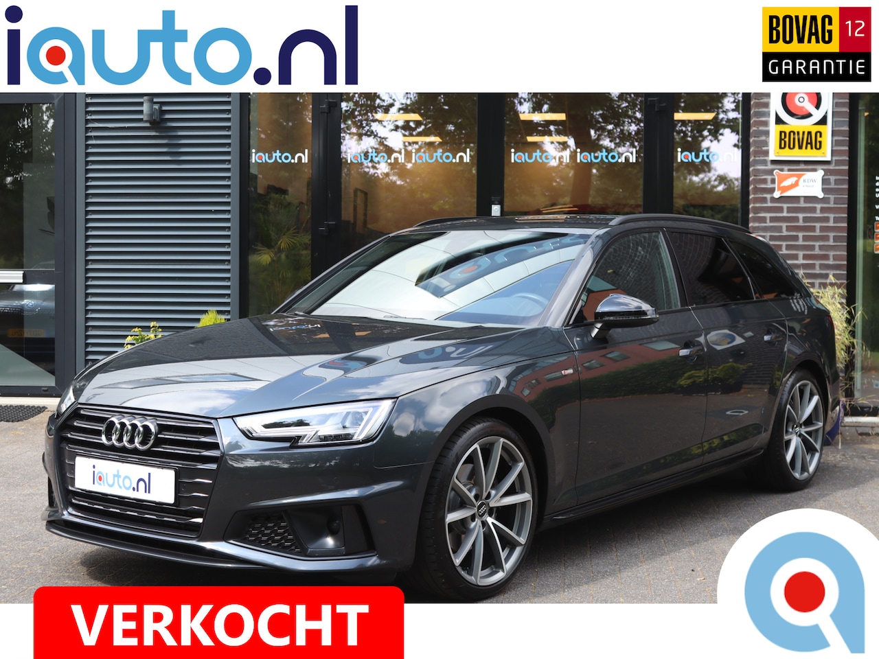 Audi A4 Avant - 40 TFSI S line black edition LED/Leder/Virtual Cockpit/Keyless/Navi Plus/Elek. klep/ACC/19 - AutoWereld.nl