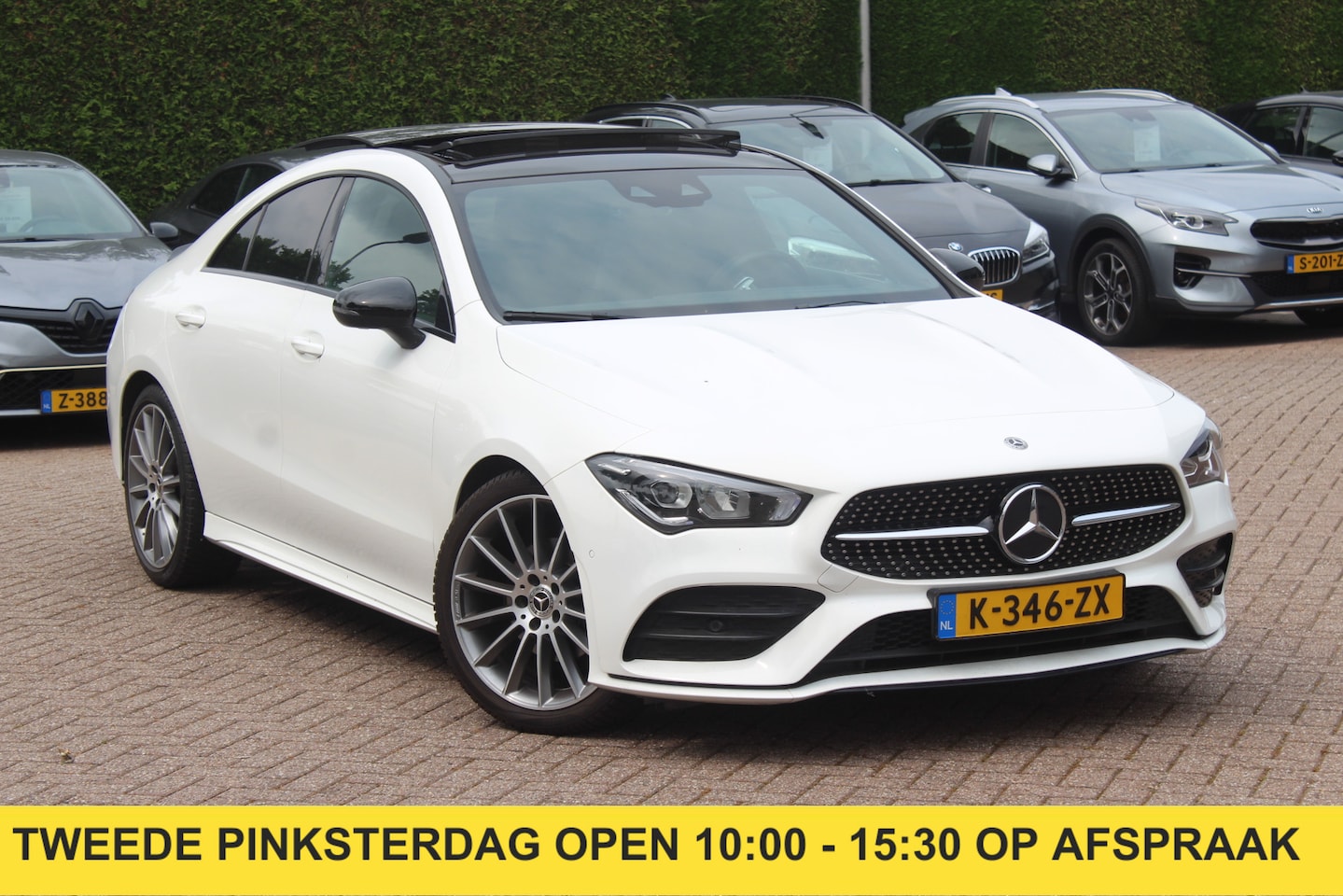 Mercedes-Benz CLA-Klasse - 180 Business Solution AMG / Panoramadak / Camera / 19'' / Sfeerverlichting / Leder&Alcanta - AutoWereld.nl