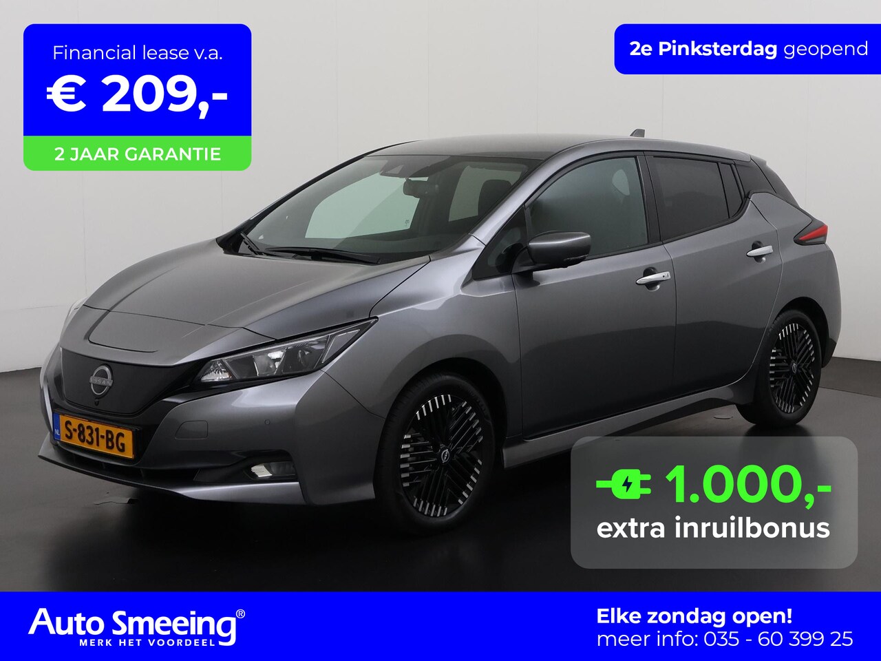 Nissan LEAF - N-Connecta 40 kWh | 360 Camera | Blind spot | Adaptive cruise | Zondag Open! - AutoWereld.nl