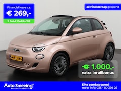 Fiat 500e - Cabrio Icon 42 kWh | Navigatie | Apple Carplay | Parkeersensor | Zondag Open
