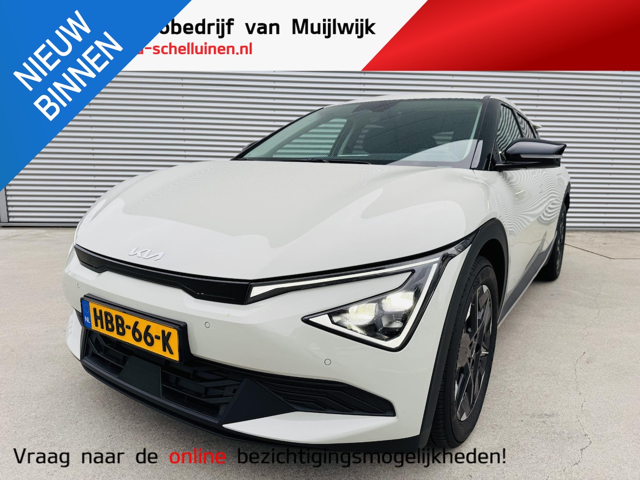 Kia EV6 - Light Edition 63 kWh Voordeligste EV6 NW model van NL ! | NW staat ! | BTW Auto ! | 4370 k - AutoWereld.nl