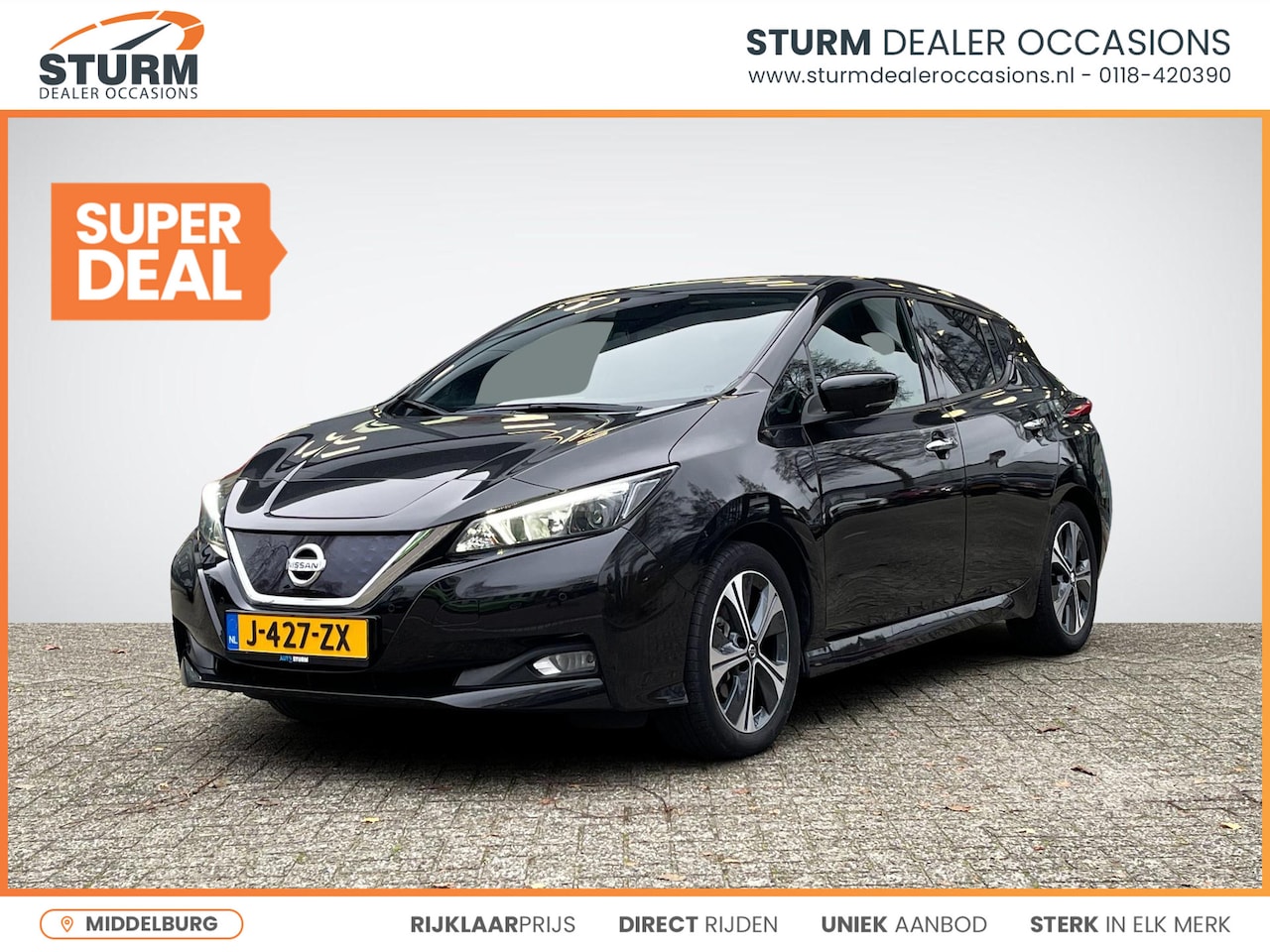 Nissan LEAF - N-Connecta 40 kWh | Navigatie | 360° Camera | Apple Carplay/Android Auto | Stuur- + Stoelv - AutoWereld.nl