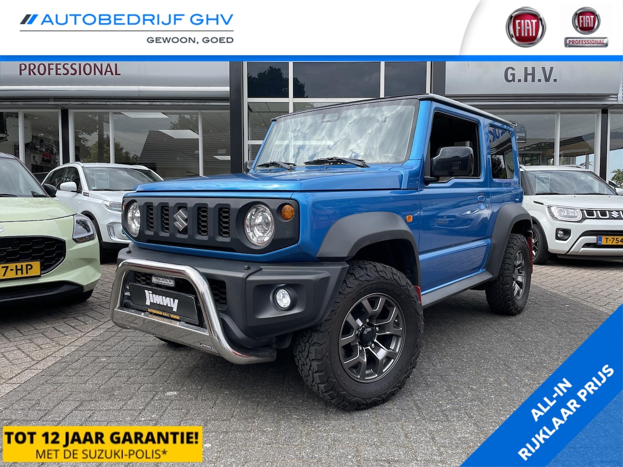 Suzuki Jimny - 1.5 VVT 102pk AllGrip Pro Stijl | Trekhaak | 2 sets wielen | 4-zits | - AutoWereld.nl