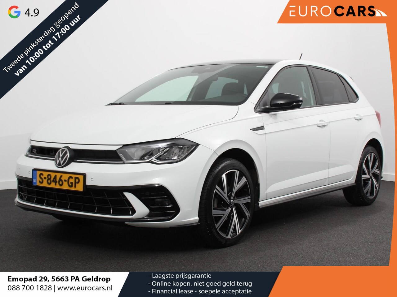 Volkswagen Polo - 1.0 TSI R-Line DSG Navigatie App Connect Climate Control DAB LED Parkeer sensoren Cruise c - AutoWereld.nl