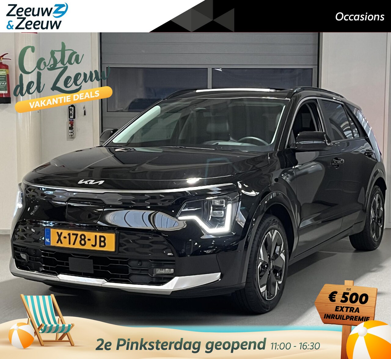 Kia Niro EV - DynamicPlusLine 64.8 kWh | Navi | Climate Control | Parkeersensoren Voor + Achter | Parkee - AutoWereld.nl