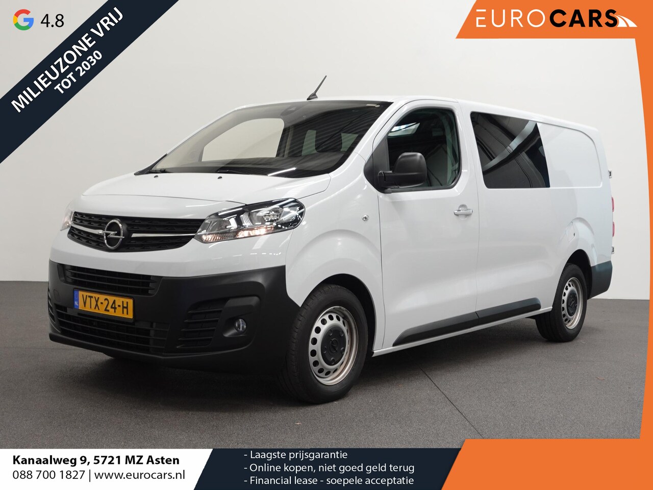 Opel Vivaro - 2.0 CDTI L3H1 Dubbele Cabine Edition Airco Navigatie Trekhaak Carplay Bluetooth - AutoWereld.nl