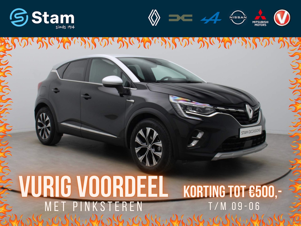 Renault Captur - TCe 90pk techno Camera | Climate | Navi | Parksens. v+a - AutoWereld.nl