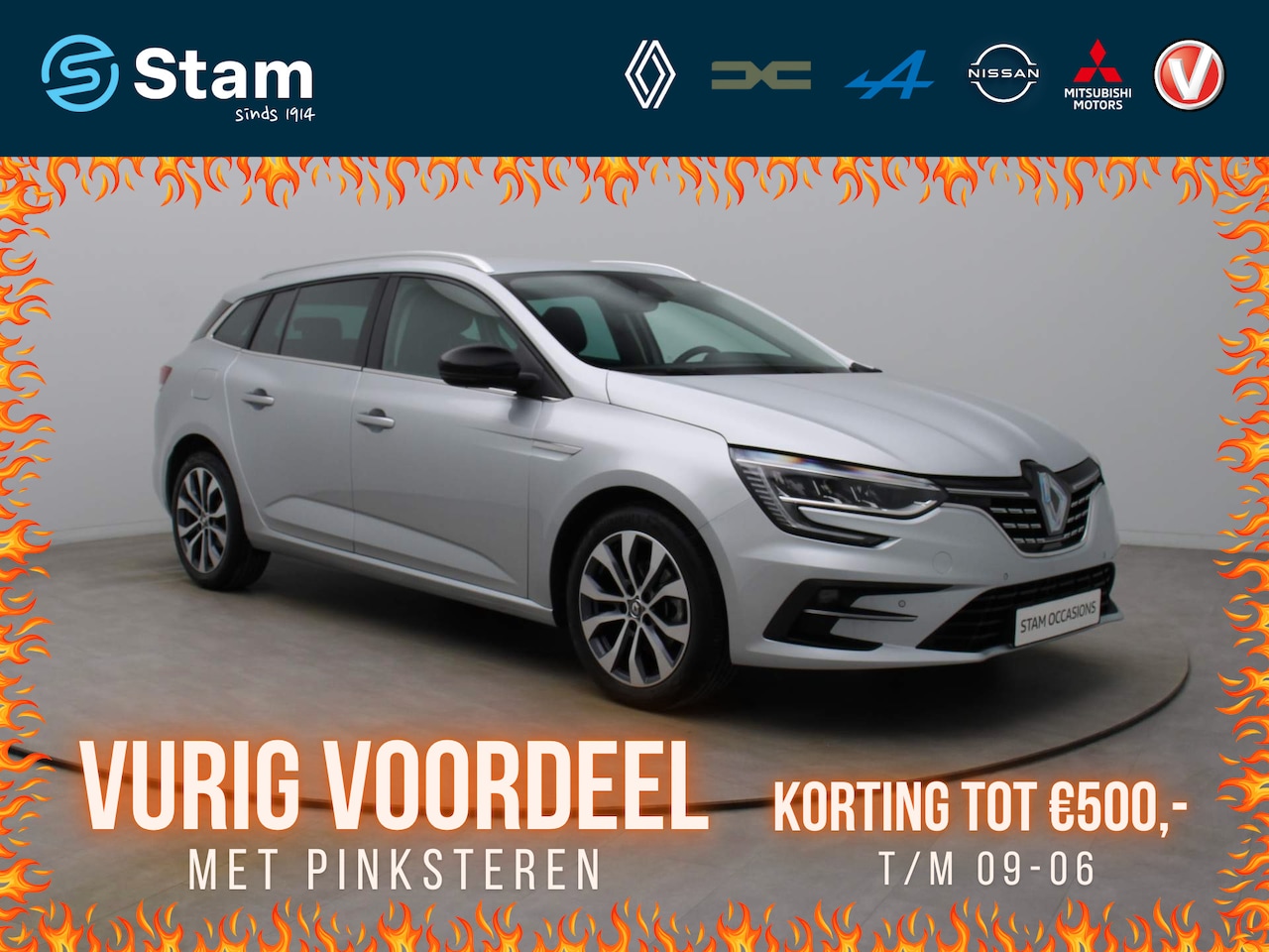 Renault Mégane Estate - TCe 140pk Techno EDC/AUTOMAAT Camera | Climate | Navi | Parksens. v+a - AutoWereld.nl
