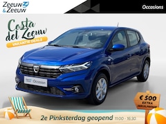 Dacia Sandero - 90PK TCe Comfort | 1e eigenaar | Parkeersensoren | Armsteun | Apple CarPlay/Android Auto |