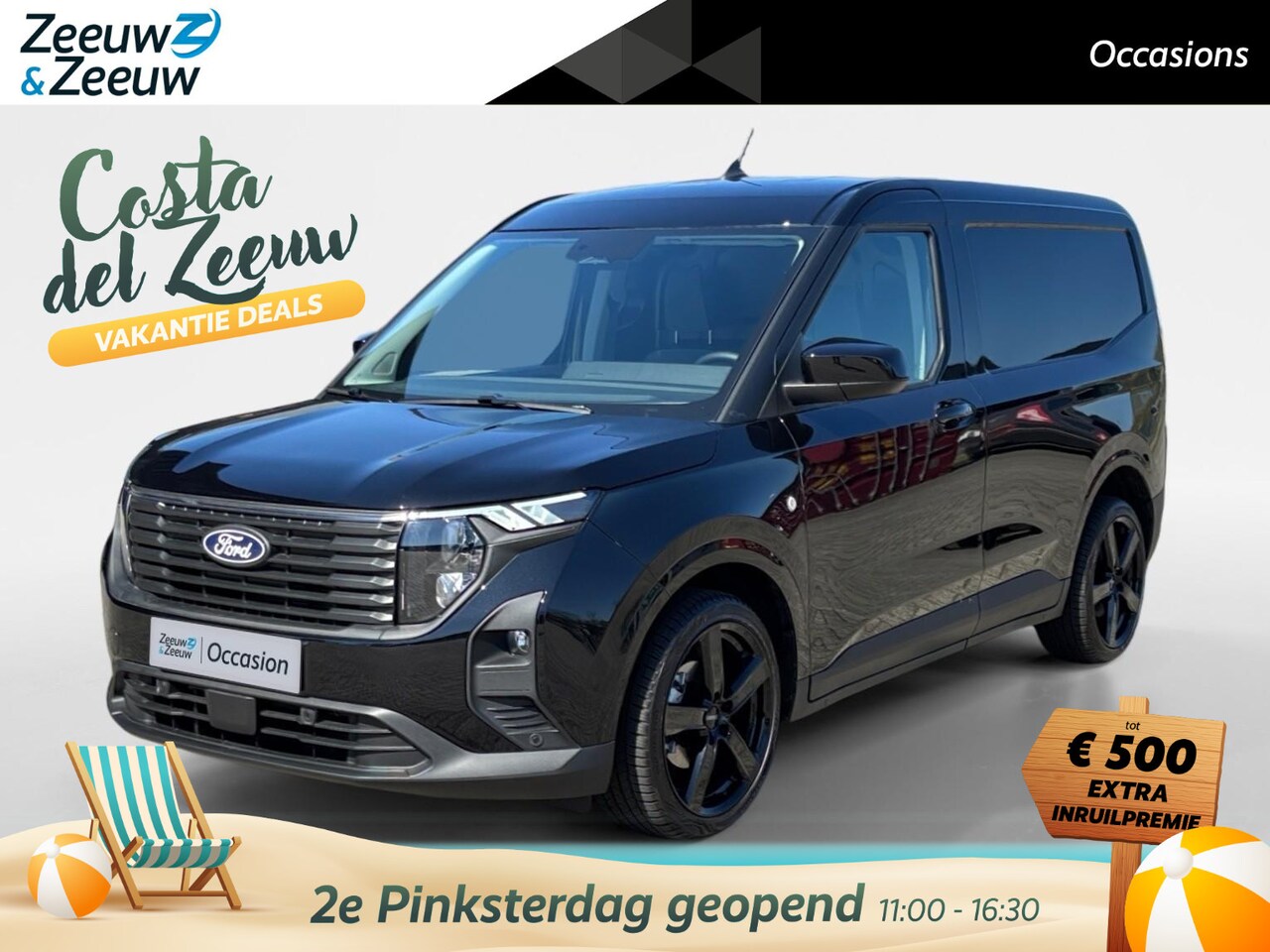 Ford Transit Courier - 1.0 - 125PK EcoBoost Limited Automaat | BPM VRIJ | 18" Lichtmetalen Velgen | All Weather B - AutoWereld.nl