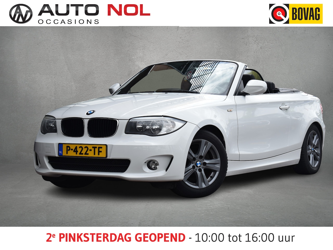 BMW 1-serie Cabrio - 118i Executive | Half Leer | Stoelverwarming | Navi | Cruise - AutoWereld.nl