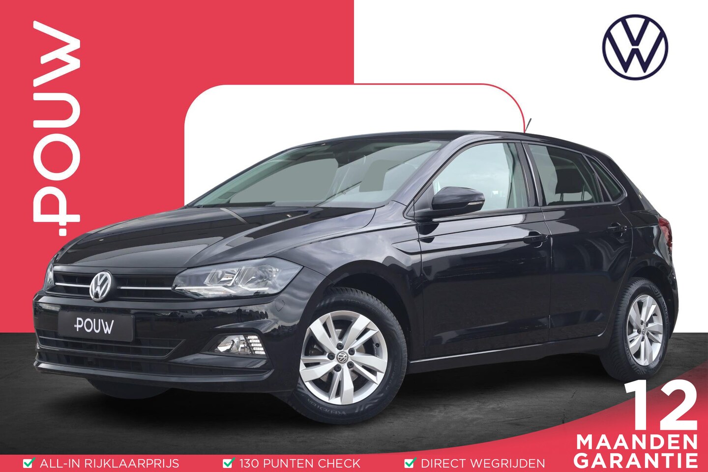Volkswagen Polo - 1.0 TSI 95pk Comfortline | Climate Control | Adaptive Cruise Control | Bluetooth Telefoon - AutoWereld.nl