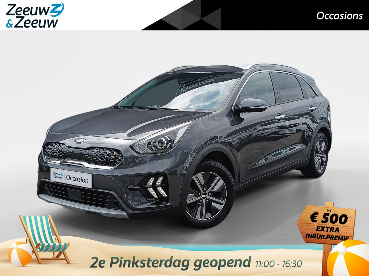 Kia Niro - 1.6 GDi Hybrid DynamicLine 43.000KM! | 1e EIGENAAR | 2027 garantie! - AutoWereld.nl