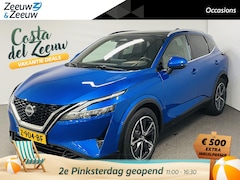 Nissan Qashqai - 1.3 MHEV Xtronic Tekna Automaat Airco navi parkeersensoren camera apple carplay android au