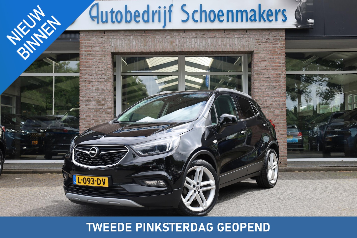 Opel Mokka X - 1.4 Turbo Black Edition LEER TREKHAAK-AFN STOEL/STUURVERW. CARPLAY CAMERA PANO CRUISE CLIM - AutoWereld.nl