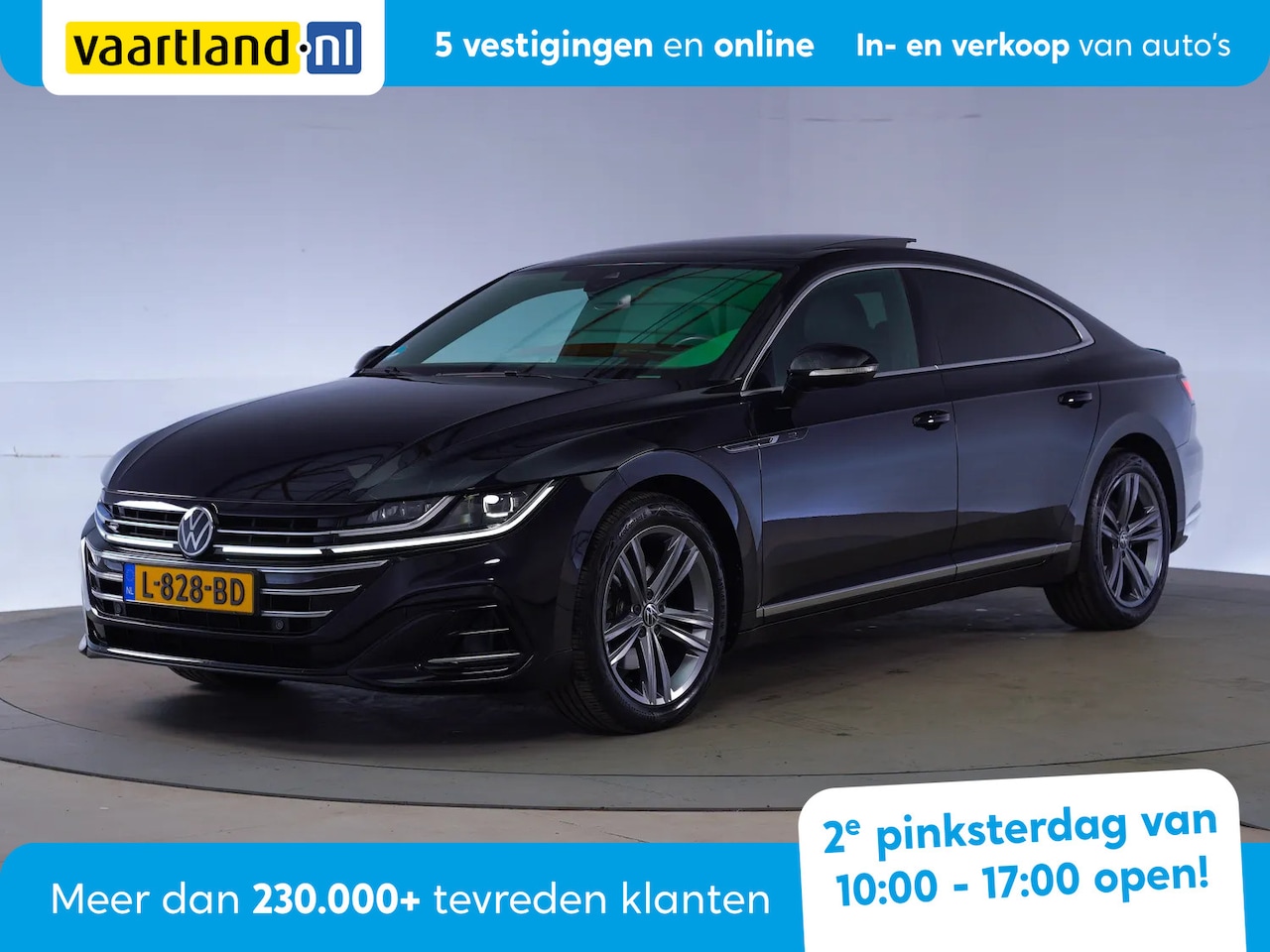 Volkswagen Arteon - 2.0 TSI 190pk R-Line Bns+ Aut. FACELIFT! [ Panorama LED Virtual Navi Stoelverwarming ] - AutoWereld.nl