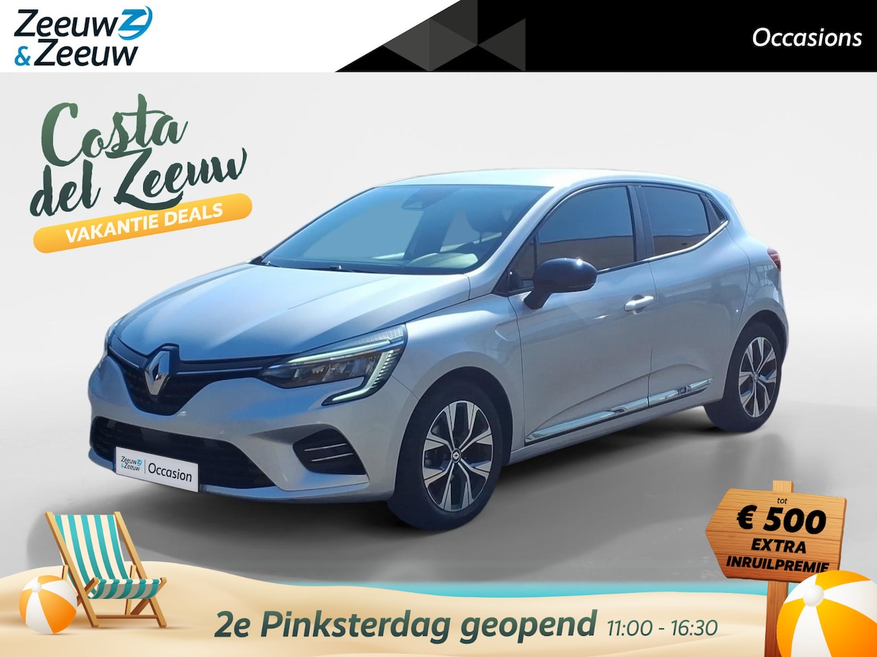 Renault Clio - 1.0 TCe 90 Evolution Navi airco parkeersensoren apple carplay android auto cruise controle - AutoWereld.nl