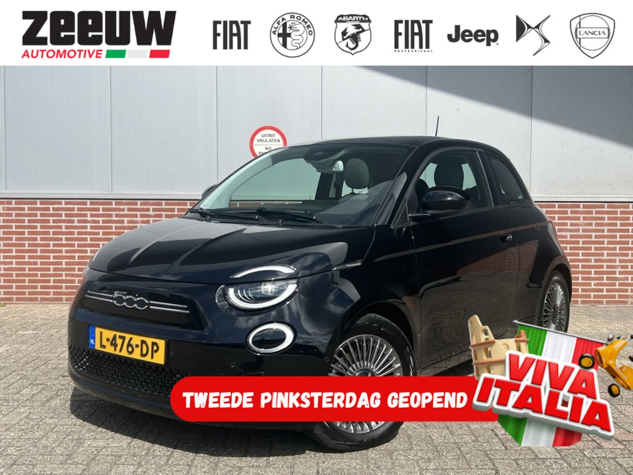 Fiat 500 - Icon 42 kWh | Pano | LED | Winter | Camera | Navi | Carplay | 16 - AutoWereld.nl