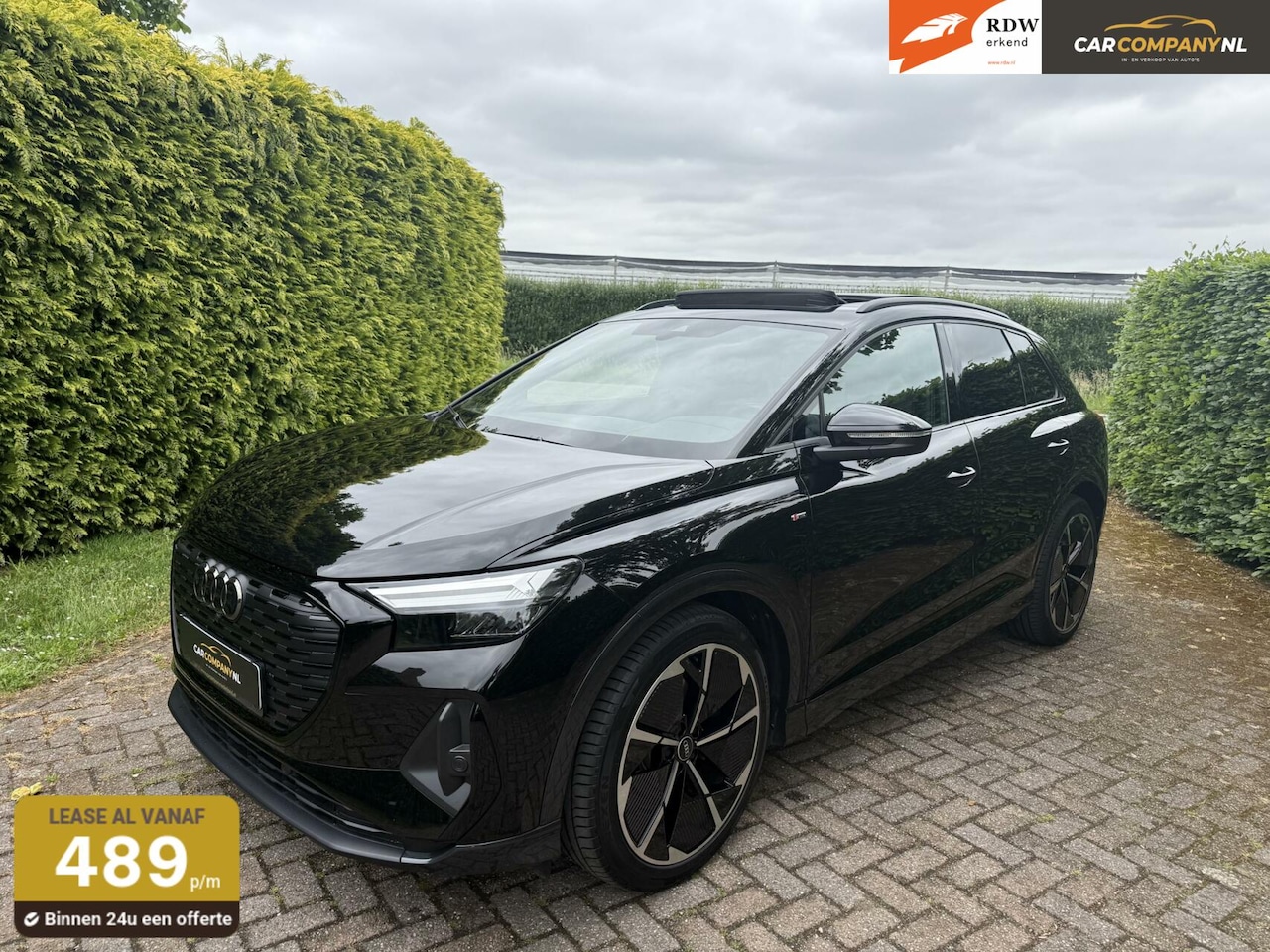 Audi Q4 e-tron - | 3x SLINE|Black edit.|PANODAK|LED|21INCH - AutoWereld.nl