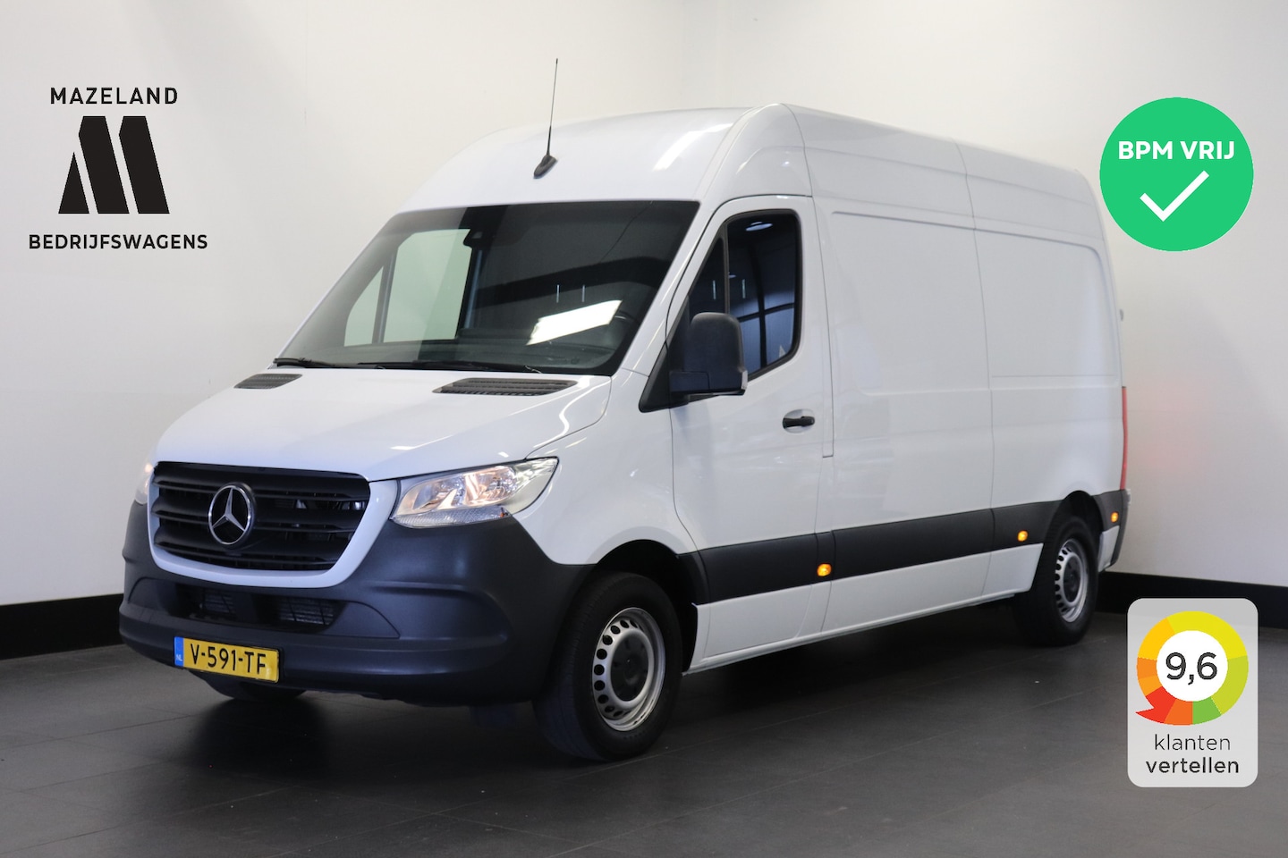 Mercedes-Benz Sprinter - 314 2.2 CDI L2H2 Automaat EURO 6 - Airco - Navi - Cruise - € 17.499,- Excl. - AutoWereld.nl