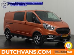 Ford Transit Custom - 2.0TDCI 170Pk Lang Limited Dubbele Cabine | Leder | Navigatie | Camera | Betimmering | Tre
