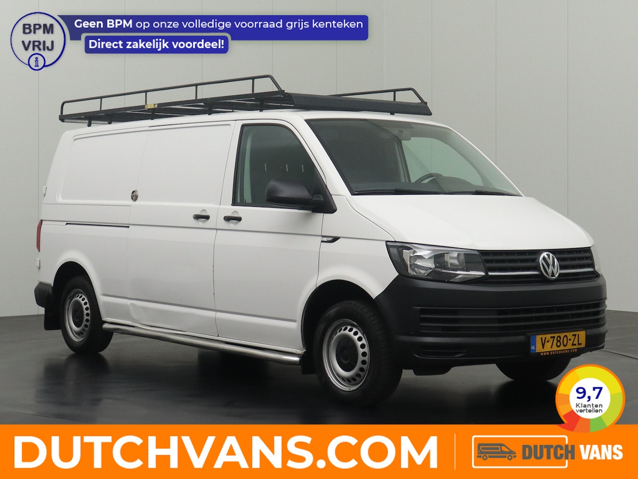 Volkswagen Transporter - 2.0TDI Lang Imperiaal | Trekhaak | Airco | Betimmering | 3-Persoons - AutoWereld.nl