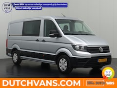 Volkswagen Crafter - 2.0TDI 140PK L3H2 Dubbele Cabine | 7-Persoons | Airco | Cruise | Leder | Trekhaak