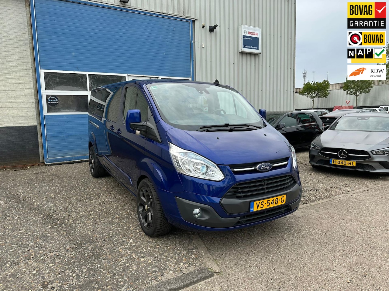 Ford Transit Custom - 290 2.2 TDCI L2H1 Limited Dubbele cabine, luchtvering - AutoWereld.nl