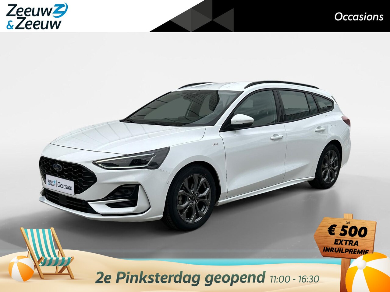 Ford Focus Wagon - 1.0 EcoBoost Hybrid ST Line 1.0 EcoBoost Hybrid ST Line 125pk | - AutoWereld.nl
