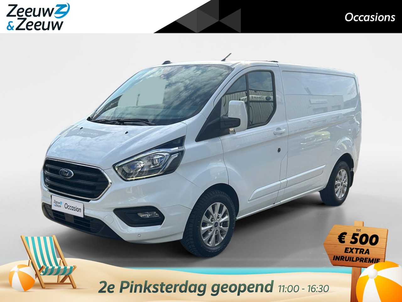 Ford Transit Custom - 320 2.0 TDCI L1H1 Limited 130pk automaat | Dealeronderhouden | Stoel- en voorruitverwarmin - AutoWereld.nl