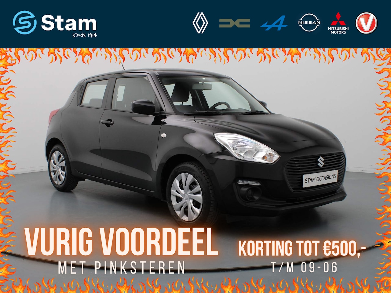 Suzuki Swift - 90pk Comfort Smart Hybrid Airco | Bluetooth | Elektr. ramen voor | Radio-cd/mp3 speler - AutoWereld.nl