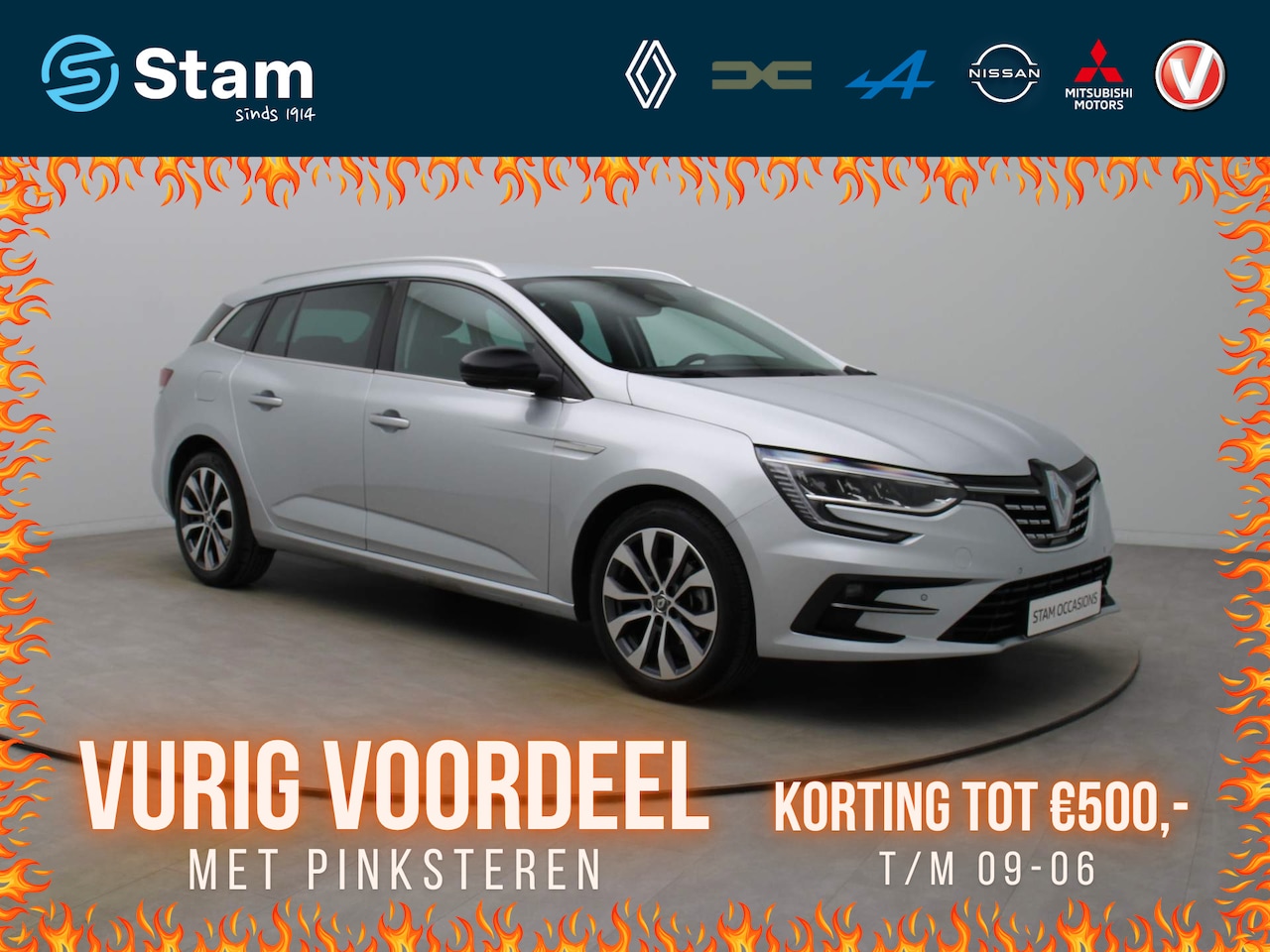 Renault Mégane Estate - TCe 140pk Techno EDC/AUTOMAAT Camera | Climate | Navi | Parksens. v+a |Stoel -/ Stuur verw - AutoWereld.nl
