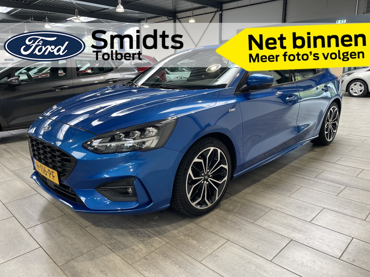 Ford Focus - EcoBoost 125 pk ST Line | Full LED | 18" | Navi | Clima | Cruise | Apple Carplay | PDC V+A - AutoWereld.nl