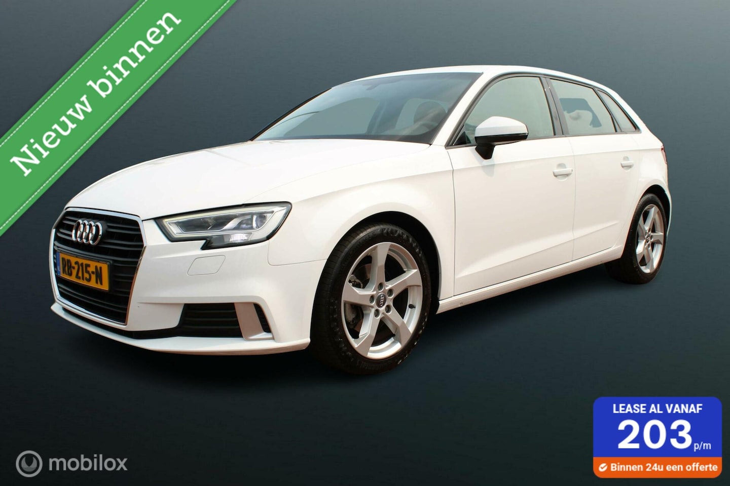 Audi A3 Sportback - 1.0 TFSI Sport Lease Edition 1.0 TFSI Sport Lease Edition, Pdc, Cruise, Navi, Airco, Led, 17 inch Lmv. - AutoWereld.nl