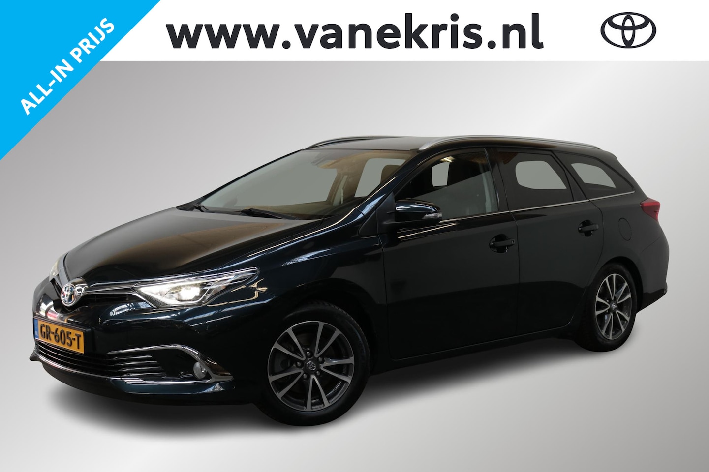 Toyota Auris Touring Sports - 1.8 Hybrid Lease Pro 1.8 Hybrid Lease Pro, Sensoren, Half leder, NAVI, Stoelverwarming, Camera, Climate & Cruis - AutoWereld.nl